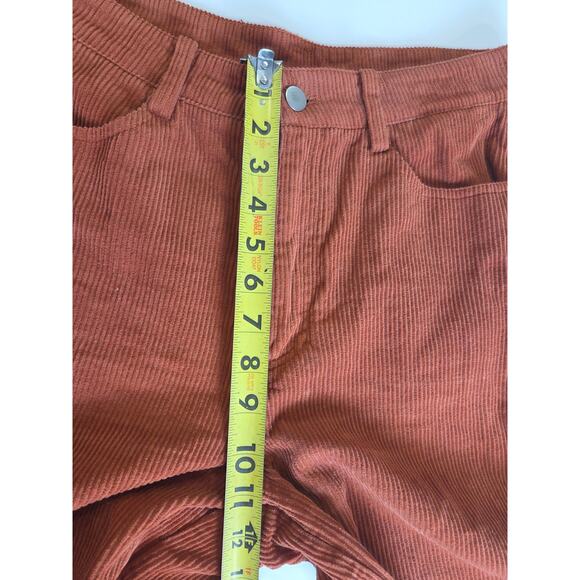 Altar'd State Rust Wide Leg High Waist Corduroy Pants Large - Picture 4 of 7